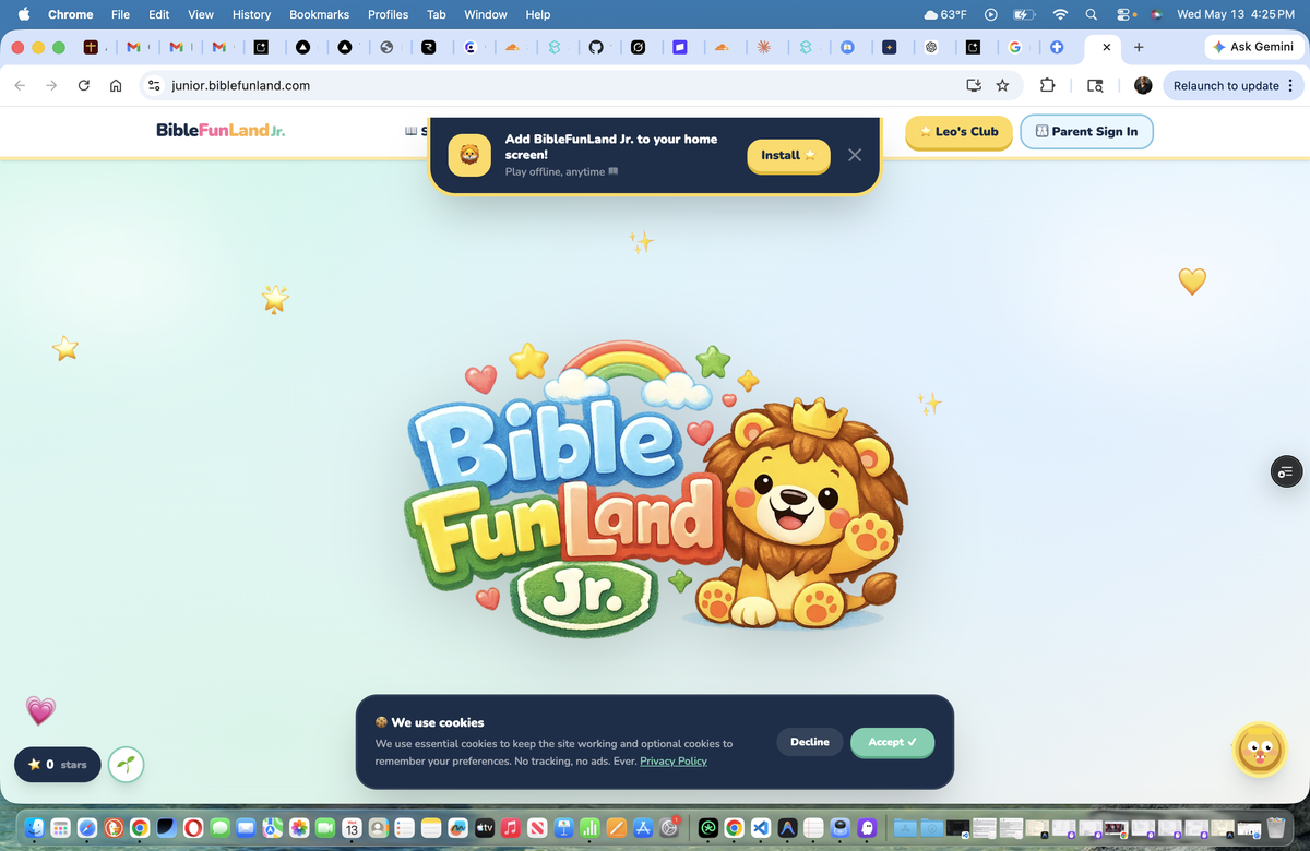 BFL Junior — faith-based content for kids
